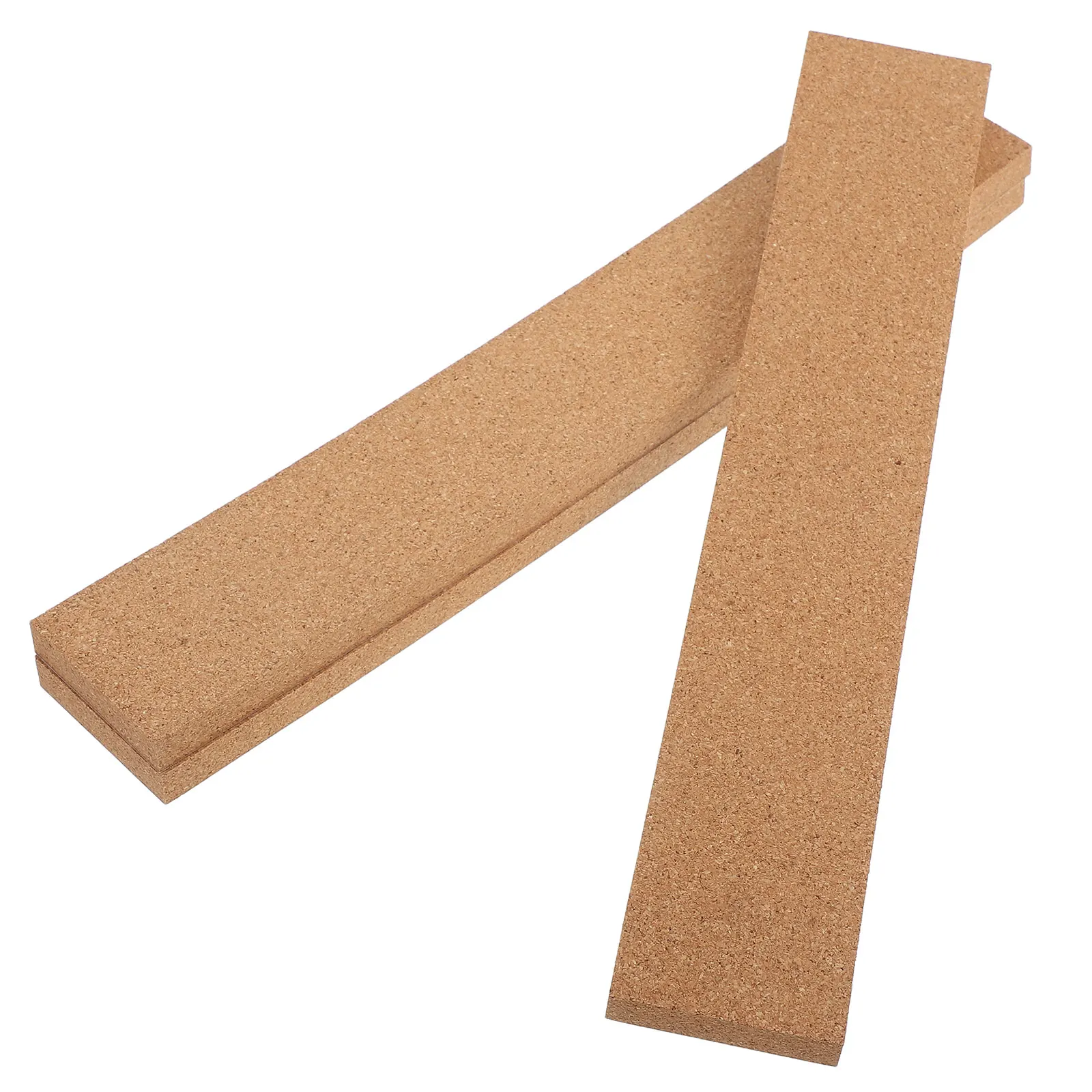 

3pcs Cork Strips Adhesive Oatmeal Bulletin Board Decor Office Coasters Thick Walls Reusable Durability Memo Strips Wall Tiles