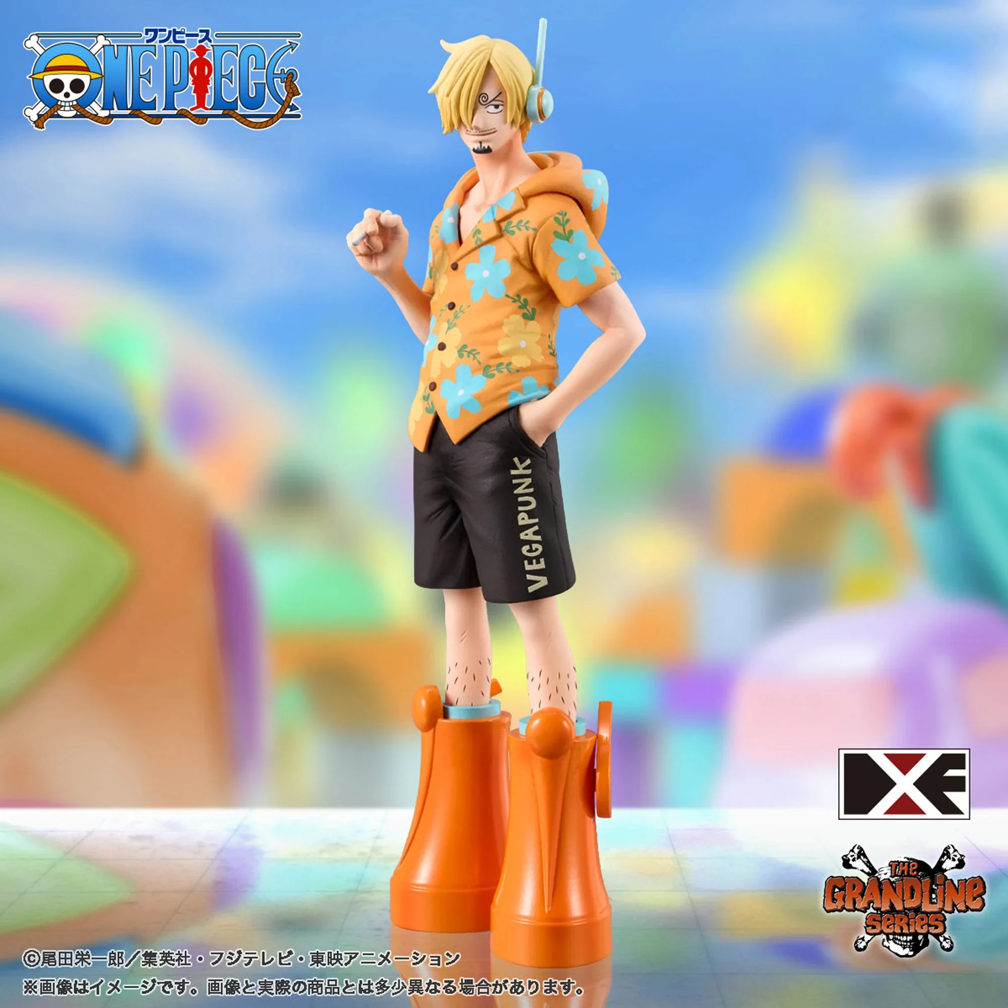 Bandai Original Banpresto — One Piece — Egghead Sanji, Bandai Spirits Dxf ~Фирка Grandline Series ~ 17 см