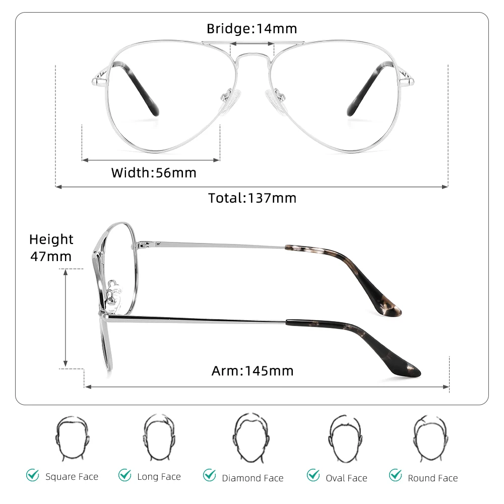 Fashion Reading Glasses for Men Luxury Brand Blue Anti Light Glasses in Trend Optical Lenses with Medical Recipe Men\'s Top Grade