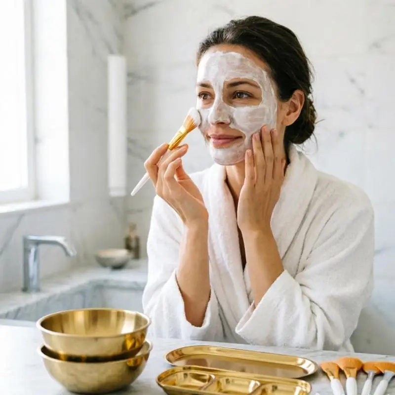 25-piece mask applicator with bowls sponges and scrapers