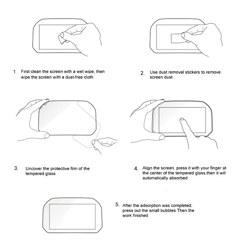 A80X-Motorcycle Parts Cluster Scratch Screen Protection Film Protector For KAWASAKI NINJA 1000 250 400 650 Z1000SX ZX6R