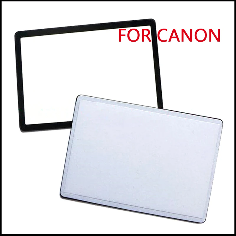 Nova tela lcd de vidro exterior para canon eos 1300d/eos insurt6/kiss x80, display de janela (acrílico), peça de reparo