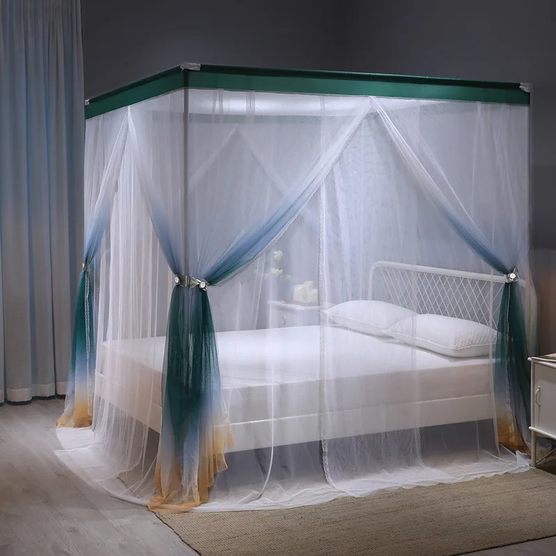 

Stainless Steel Foldable Mosquito Net for Bed Palace Universal Mosquito Net Adults Klamboe Kinderkamer Canopy Curtains BD50MN