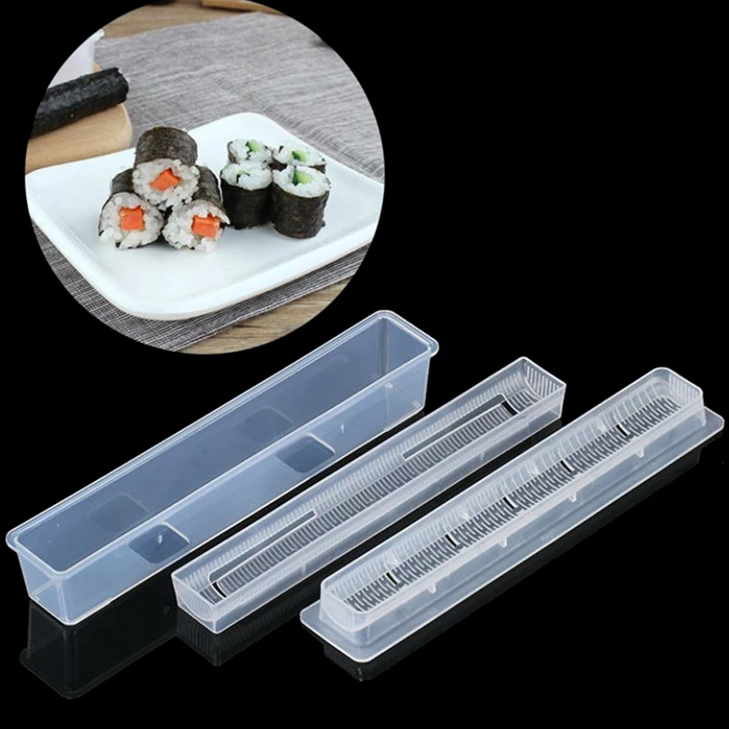 1 unidad de máquina para hacer Sushi en rollo japonés portátil, molde para arroz, máquina para hacer Sushi, Kit para hornear, molde para rollo de arroz, herramientas de cocina