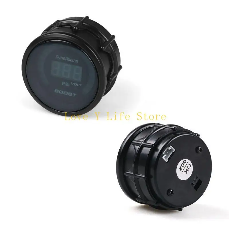 L74C 2 "52mm Car Universal Car Pointer مؤشر LED Meter -15-45psi