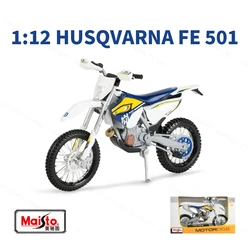 Maisto 1:12 Husqvarna FE 501 Die Cast Vehicles Collectible Hobbies Motorcycle Model Toys