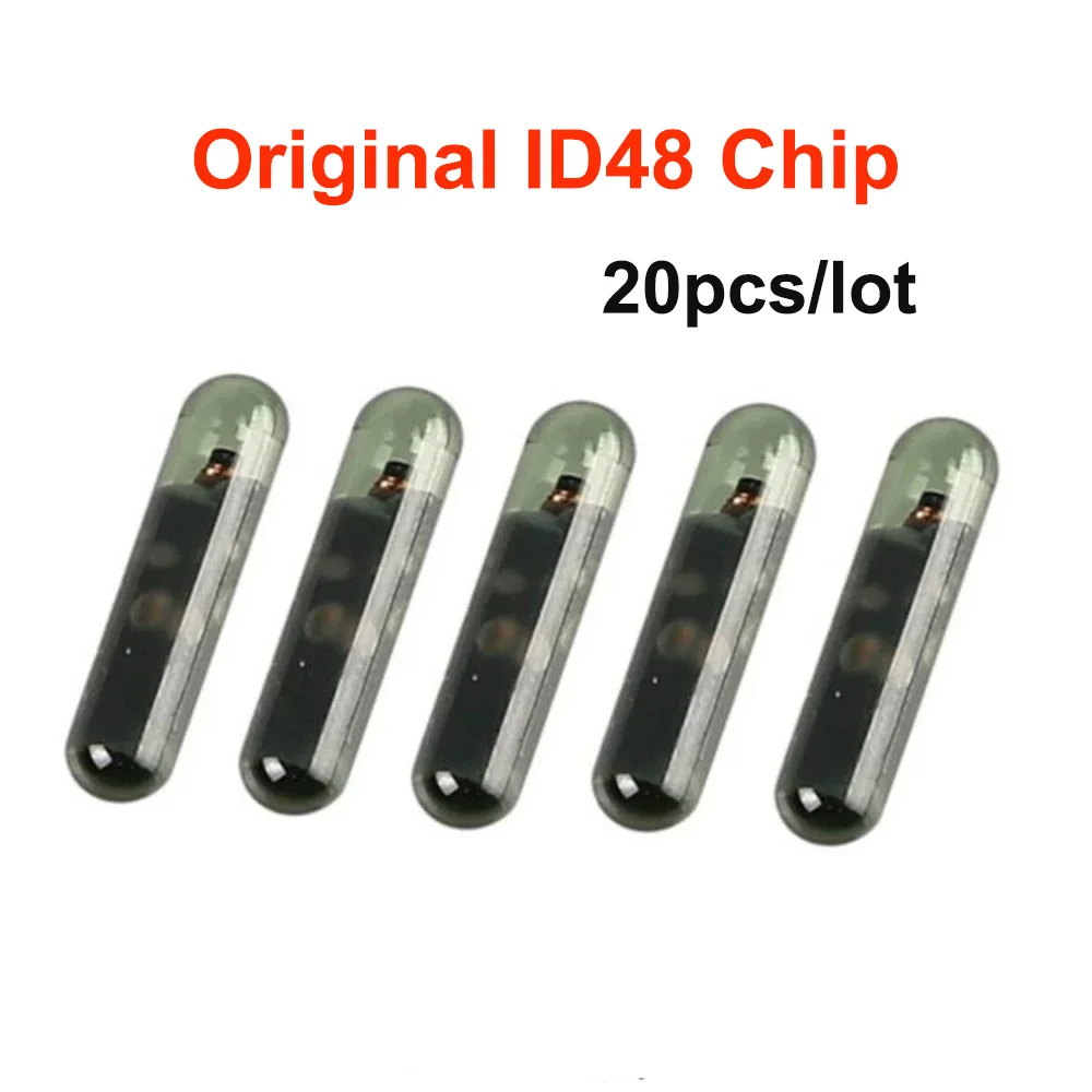 

20pcs Original ID48 CHIP aftermarket ID48 transponder chip kd48 Car Key Chip Blank OEM Auto 48 Unlock Chip Transponder Copier