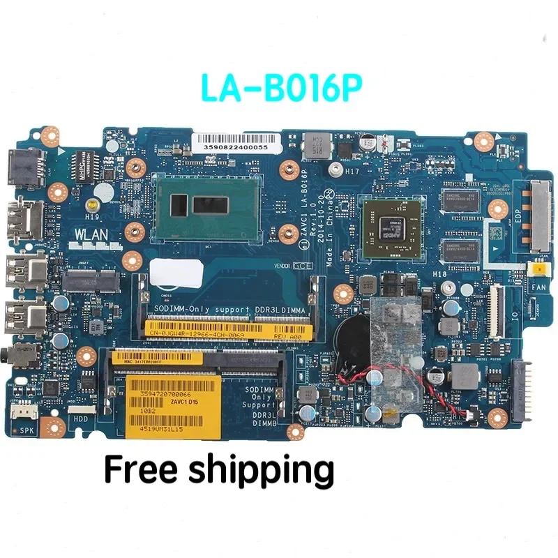 Suitable For Dell Inspiron 5548 Motherboard ZAVC1 LA-B016P CN-0671D8 0671D8 Mainboard 100% tested fully work