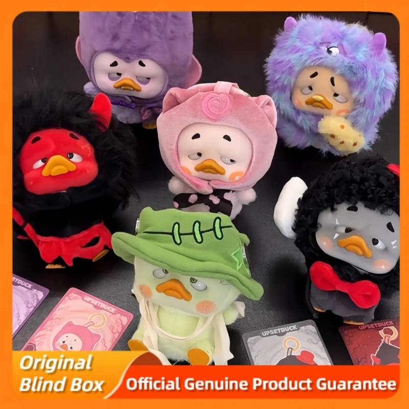 

New Upsetduck Colorful Player Duck Series Blind Box Trendy Toys Vinyl Plush Bag Pendant Figure Doll Upsetduck Mystery Box Gifts