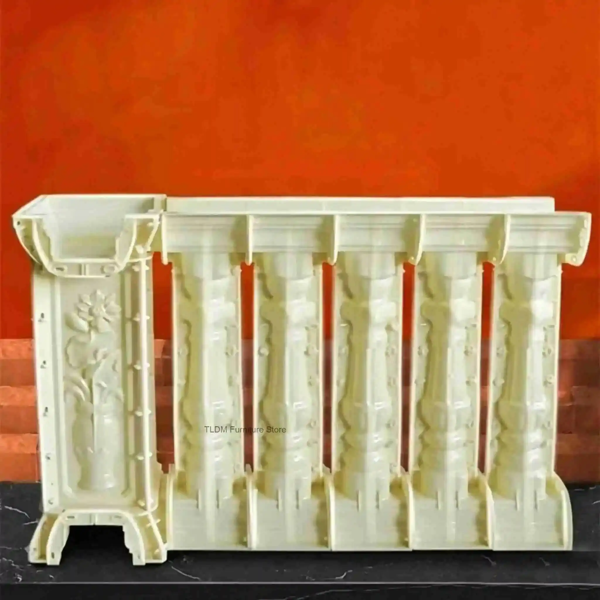 Balcony Villa American Column for Style Railing Fence Roman Guardrail Vase Column Cast Mold in Place Cement Building Formwork