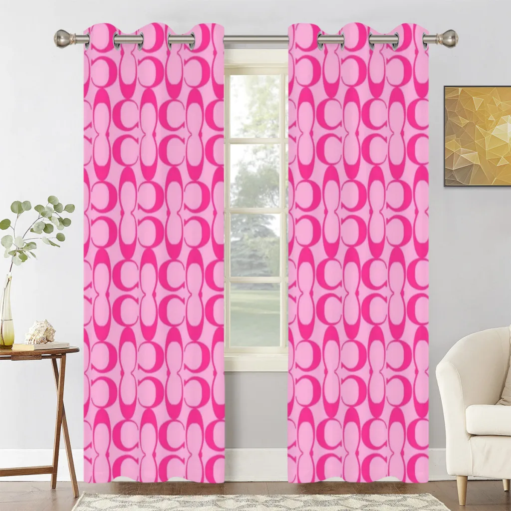 

Hot-Sale-Like-Coach-Style Window Curtains for Living Room Bedrooms 2 pieces Aesthetic Room Decoration