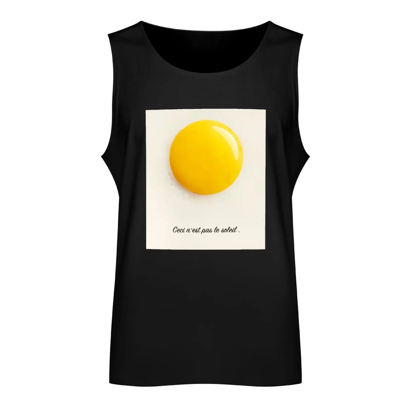 The falseness of the image, Ronald Vill Tank Top gym clothes men Male vest