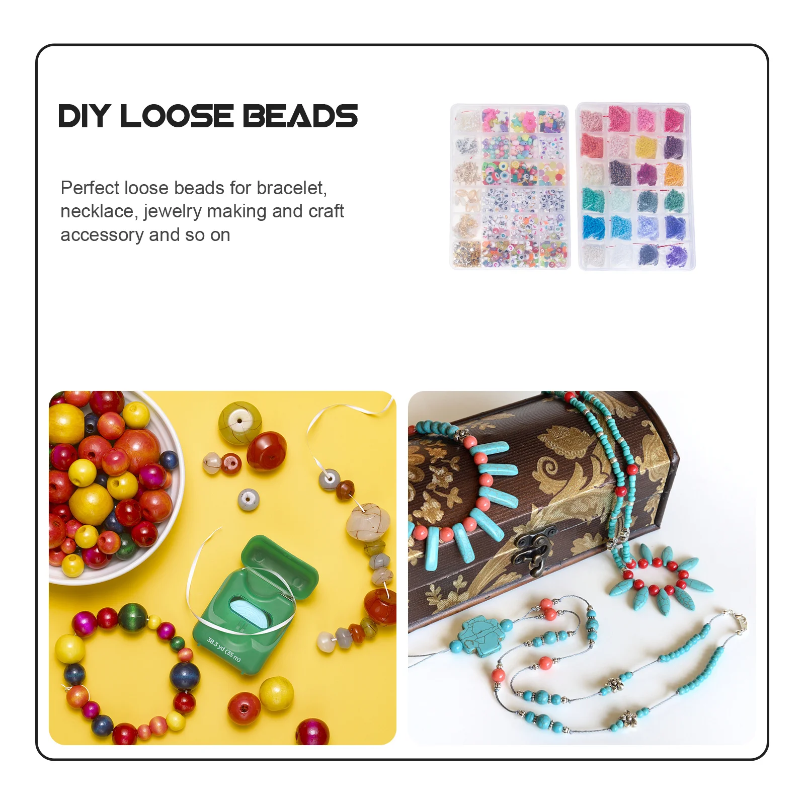 1 set 1 Set Glass Spacer Loose For Diy Jewelry Making Craft Accessories Small Set Beads For Jewelry Making Diy Craft Beads