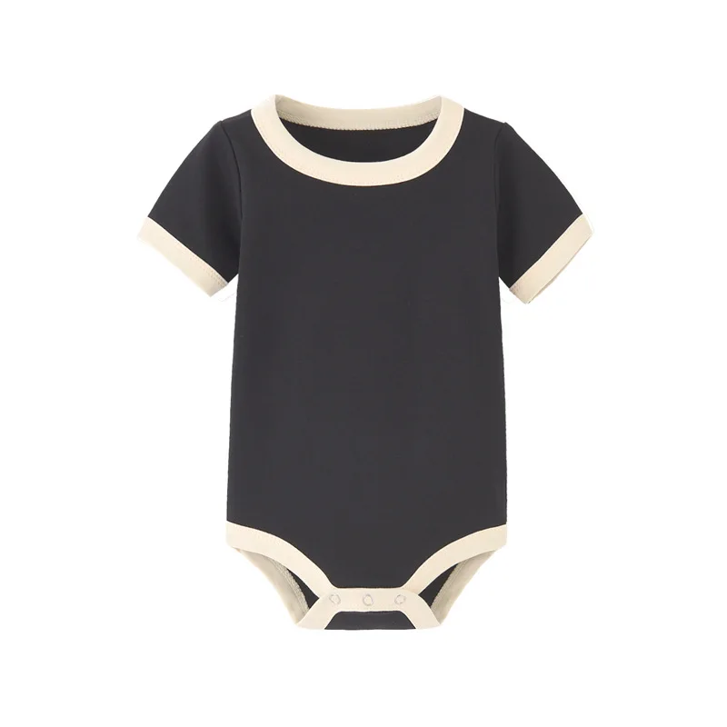 Baby Clothes Newborn Romper Bodysuit & One Pieces Solid Color Baby Jumpsuit Summer Baby Clothes Baby Clothing Loungewear Outfit image 3