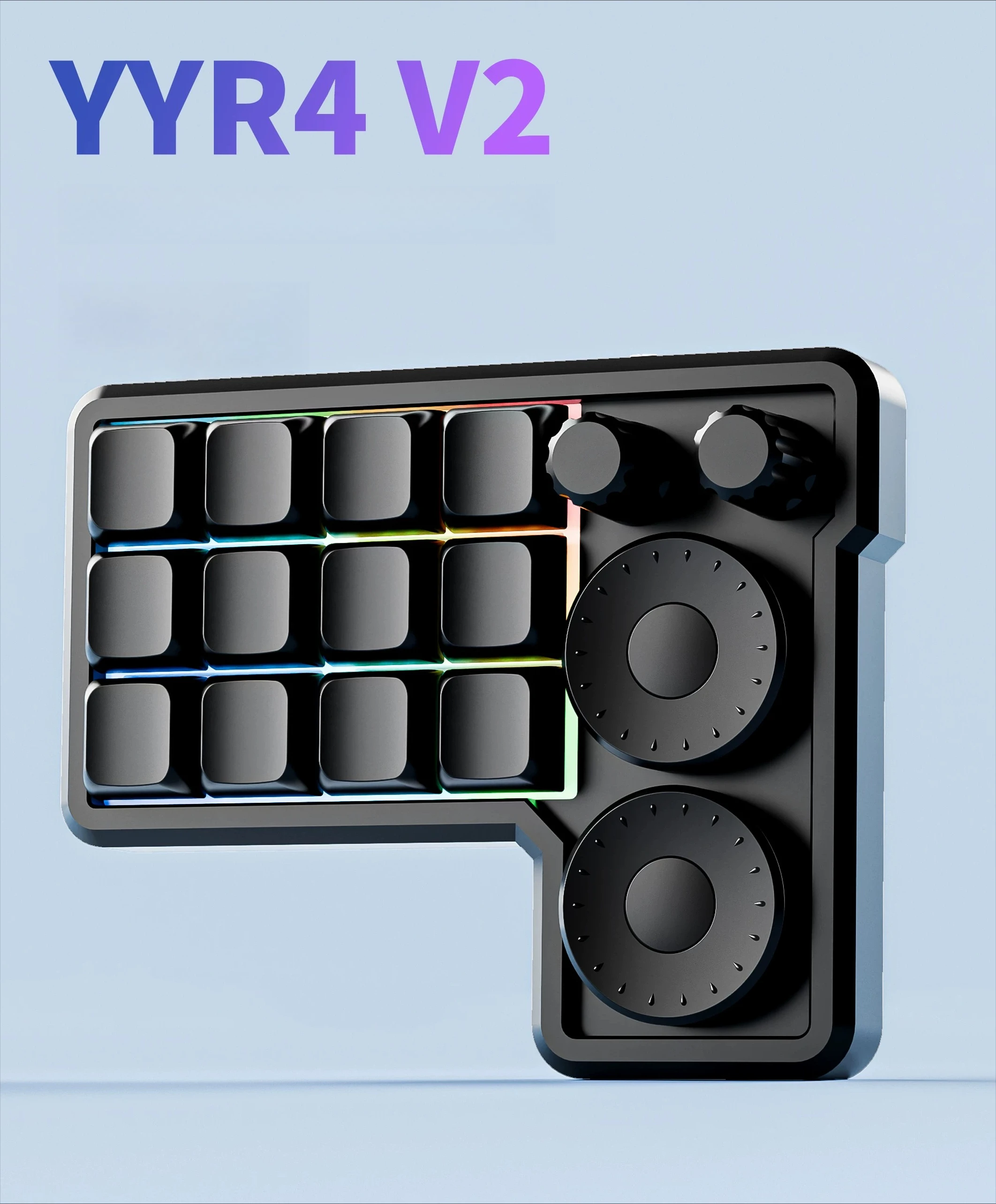YYR4V2 Second Generation Custom Keyboard, Illustrator, Editor, Retoucher, Keypad