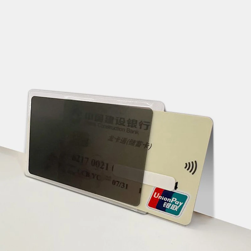 Practical Personal Information Protectors Multipurpose Bank Card ID Card Privacy Protective Case Durable PVC Anti Peeping Card H