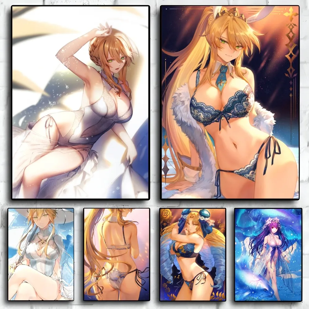 

Fate Grand Order Poster Paper Print Home Living Room Bedroom Entrance Bar Restaurant Cafe Art Painting Decoration