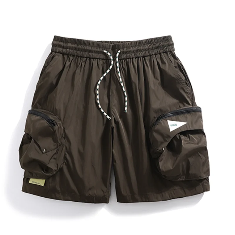 

Heavy-duty Over-the-knee Shorts Thin Old-fashioned Tooling Six-point Pants Retro Gig Pocket Plus Fat Size Hip-hop Pants Hiking