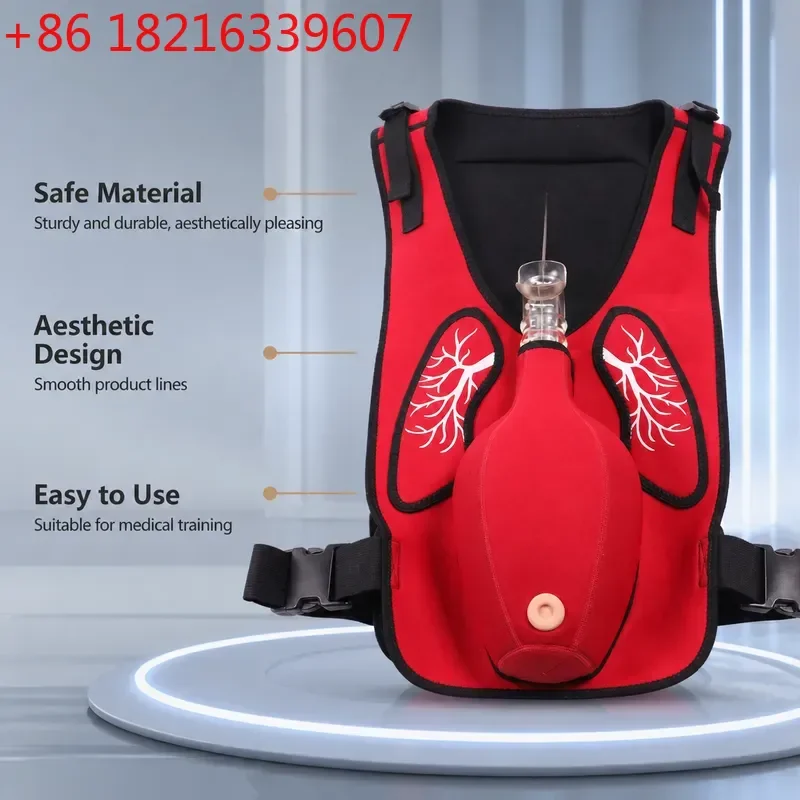 Heimlich First Aid Training Vest for Adult Trachea Blockage Relief Medical Teaching Supplies