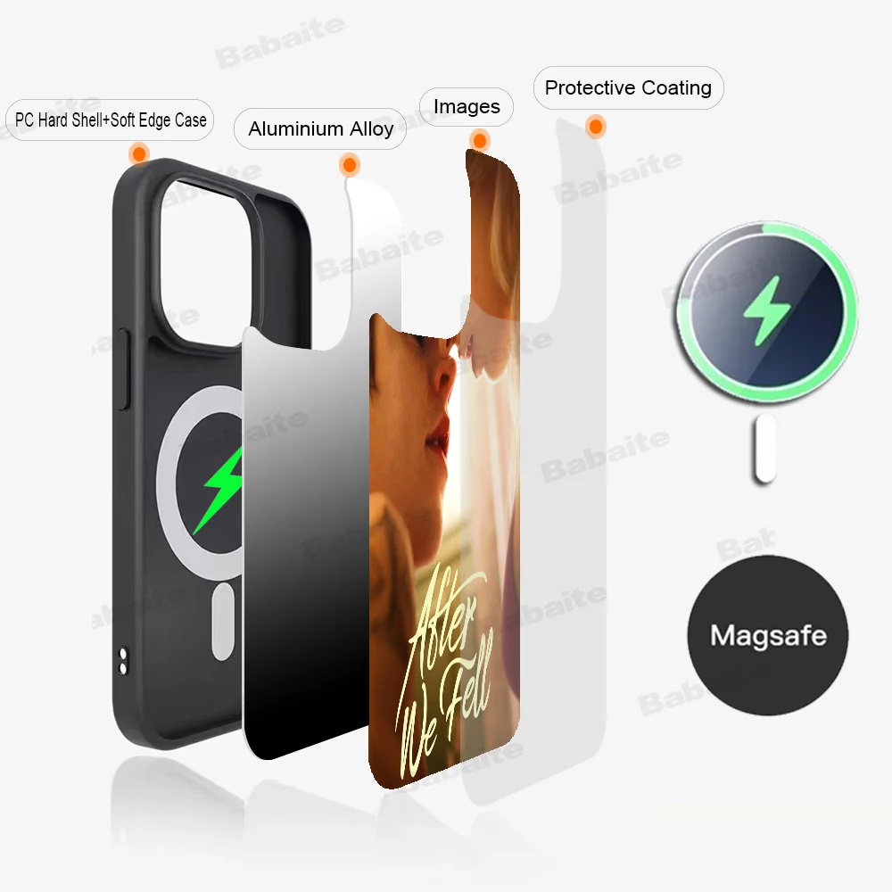 After Hardin Tessa Phone Case Magnetic Case For iPhone 16 14 13 12 11 15 Pro Max Plus For Magsafe Wireless Charge Cover