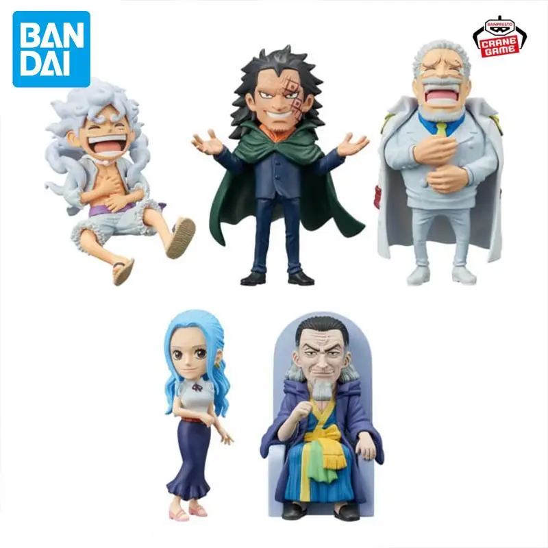 

5 шт. в наличии Bandai, натуральная ONE PIECE WCF, крови для родителей и детей, Луффи, 7 см, экшн-фигурки, коллекция, модель, игрушка в подарок