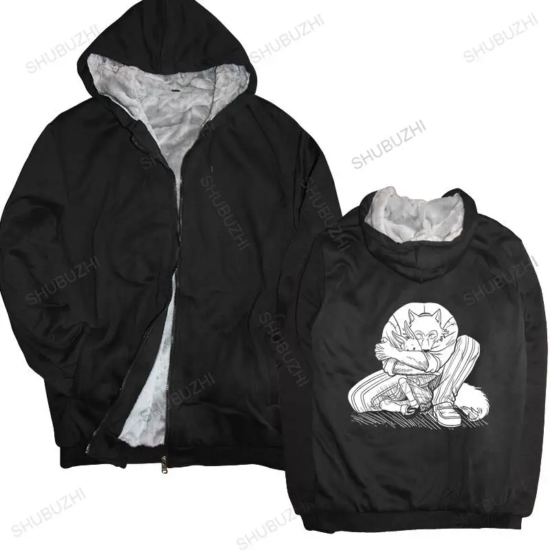 Толстовка мужская с капюшоном, на молнии, с принтом