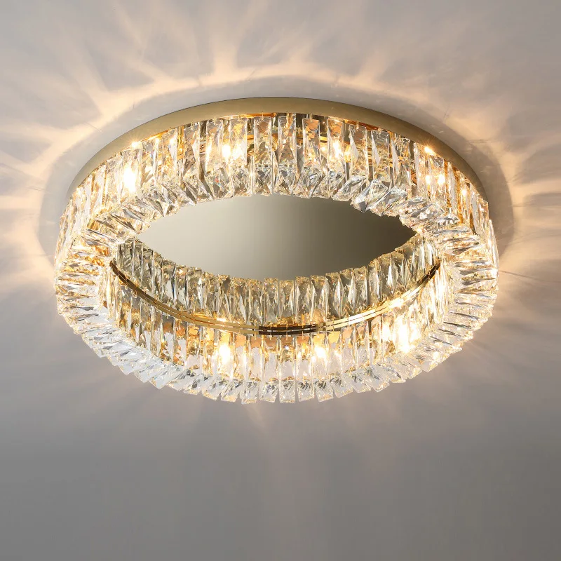 Modern Circular LED Ceiling Lamp Creative Minimalist Luxury Style for Bedroom Living Room Bedroom Living Room Lighting Fixtures