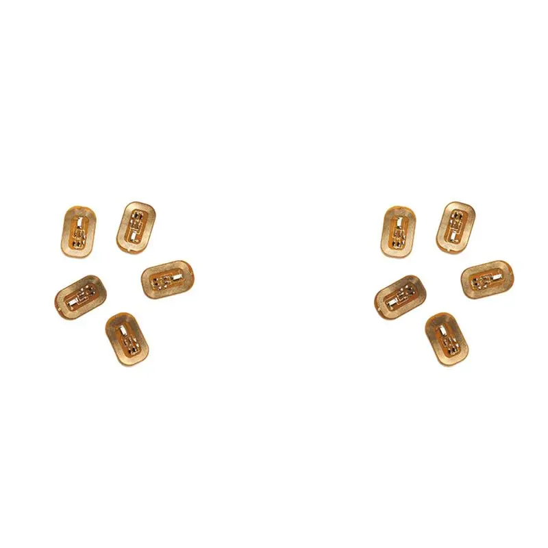 

【LOVE】10Pcs Flash Nail Sticker LED Bare Chip Intelligent Luminous Nail Lamp Nail Sticker Enhancement, Red Light