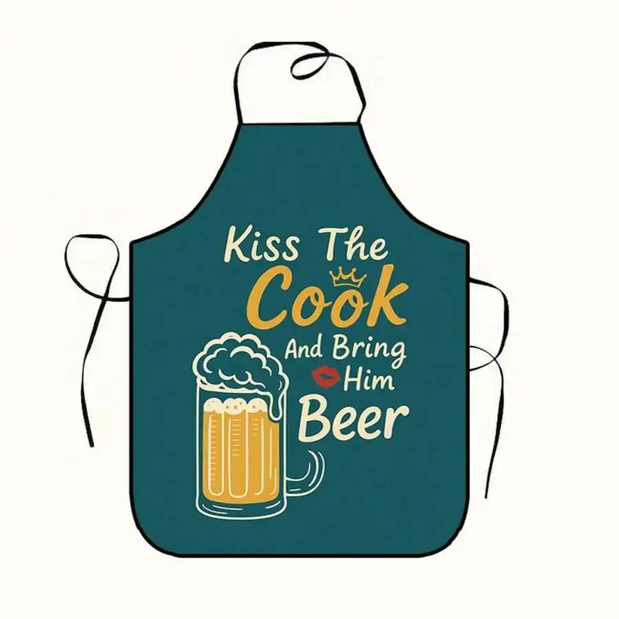 This Guy Is A Grill Master Kitchen Apron Barbecue BBQ Chef Cooking Bibs Linen Waterproof Home Baking Uniform Multi Sizes
