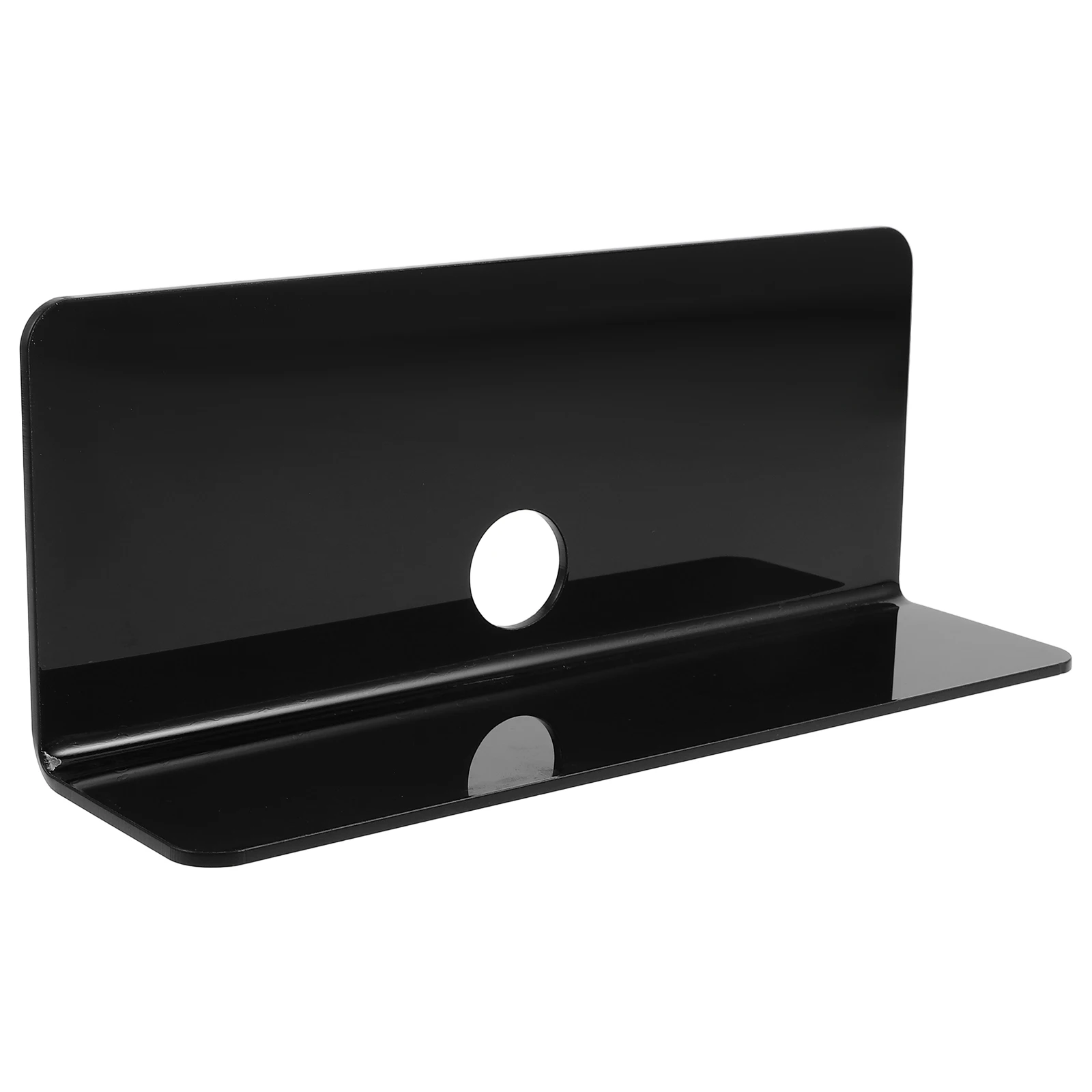 

Floating Shelf Wall mounted Storage Rack Acrylic Bracket Bathroom Living Room Accessories No Drill Shelves ganizer