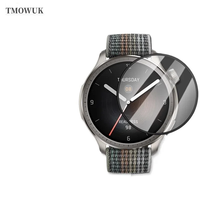 For Amazfit Balance Anti - Scratch Protective Film HD Soft For Curved Screen