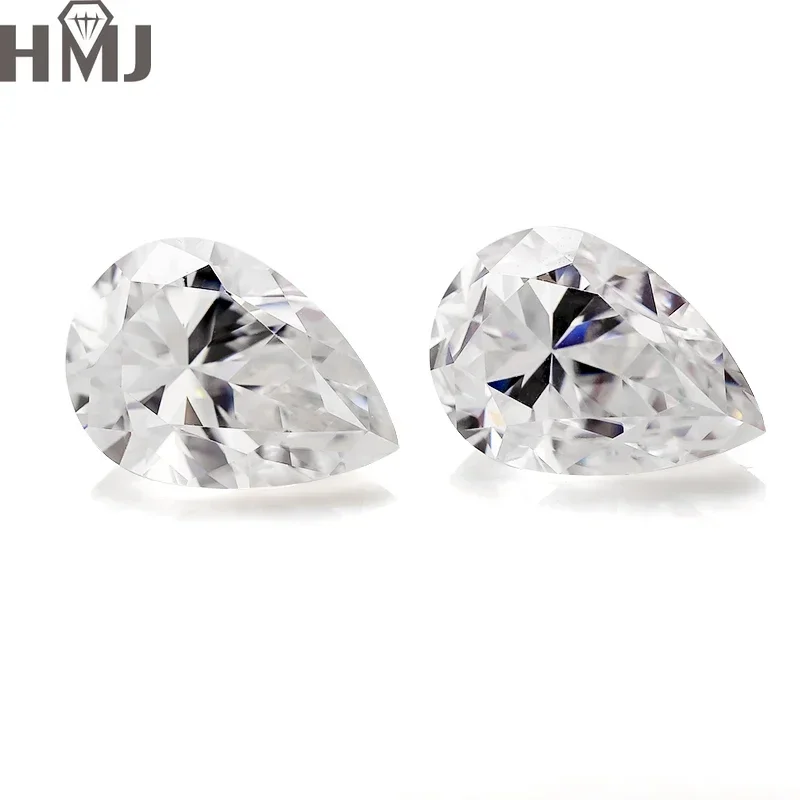 

Full Size Pear Cut This Link Only for Wholesale Real Super White D Color Moissanite Stone 2 5 10 20 30 50 Pcs Per Lot