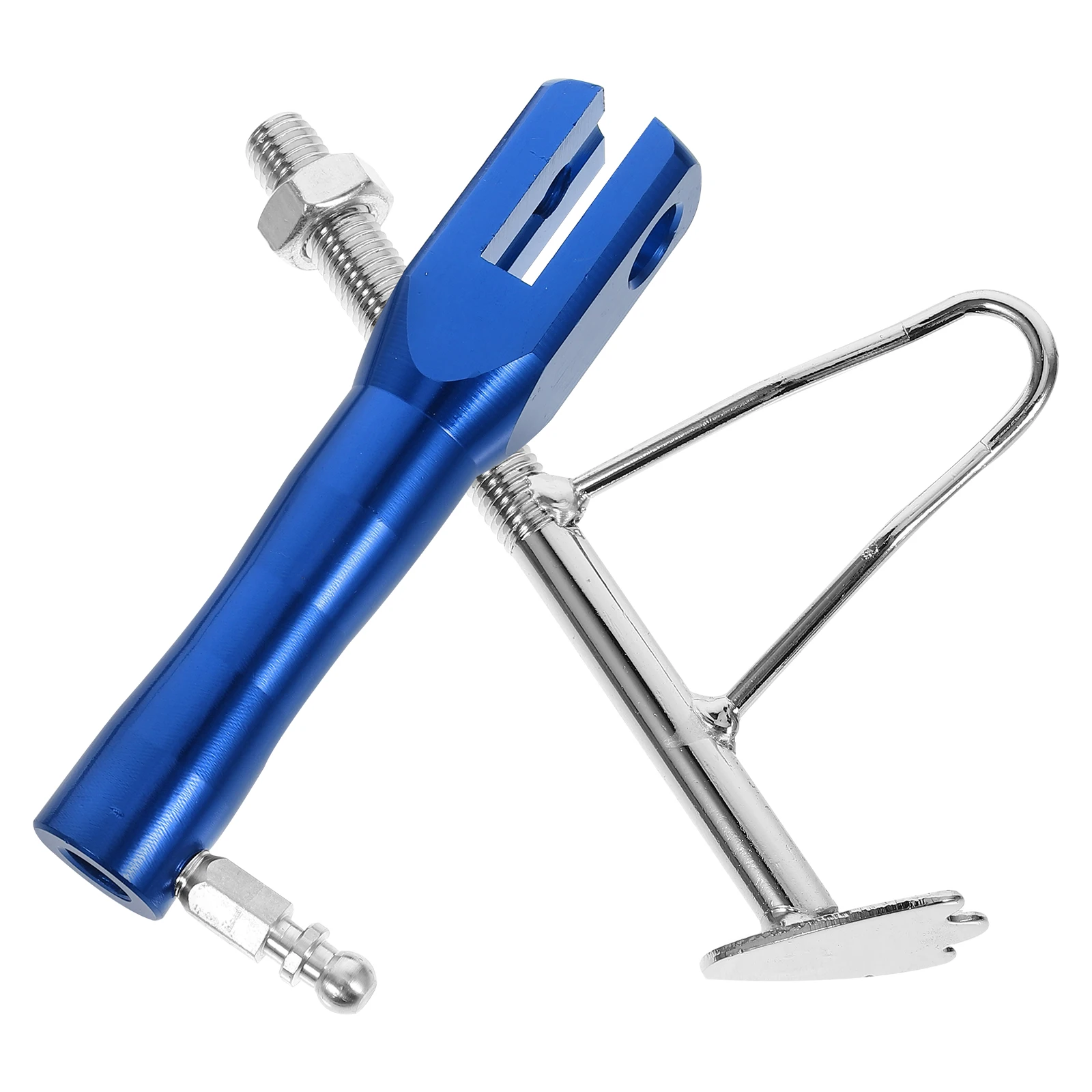 

Single Sided Support Accessories Blue Motorcycle Kickstand Foot Plate Electric Scooter Replacement Durable Metal Side Stand