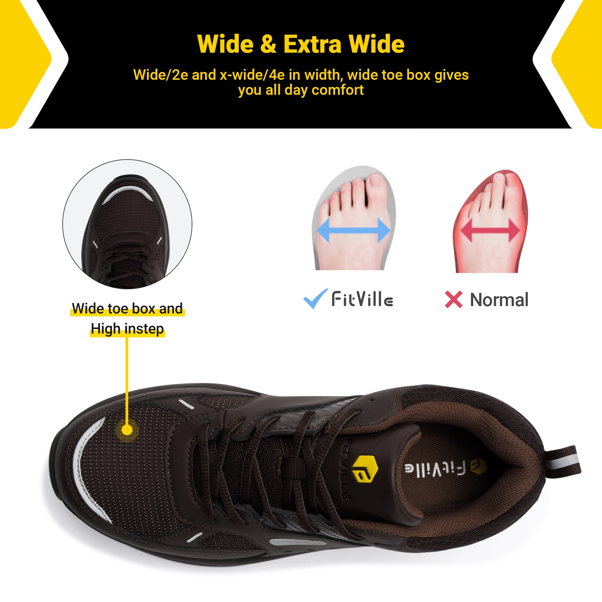 Zapatos de Trabajo Fitville Ex - Men Shoes Marks reseña y precio