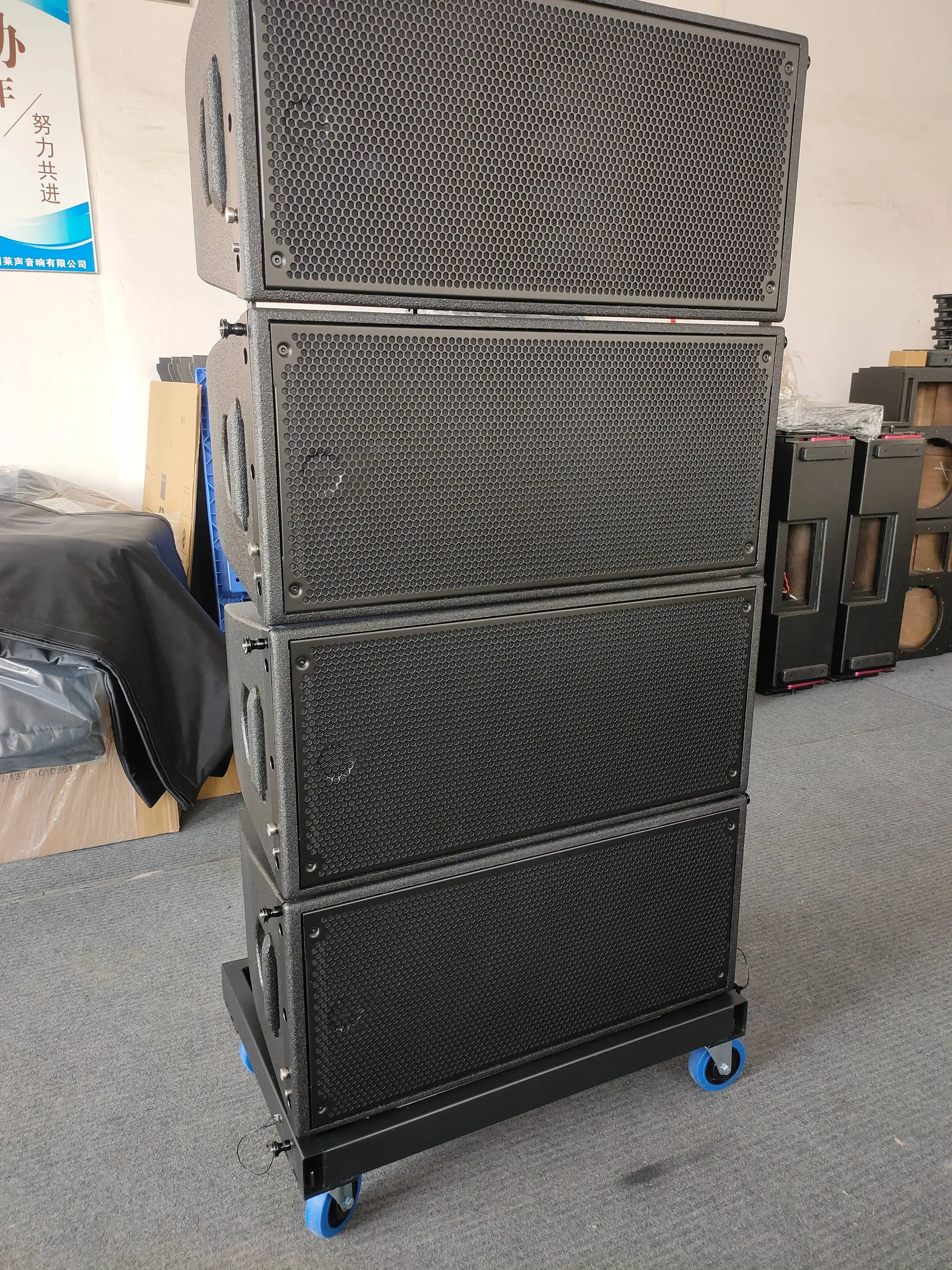 2023 Pro audio hdl 20-a active double 10 inch speaker line array speakers 1600W  two way line array pa sound system