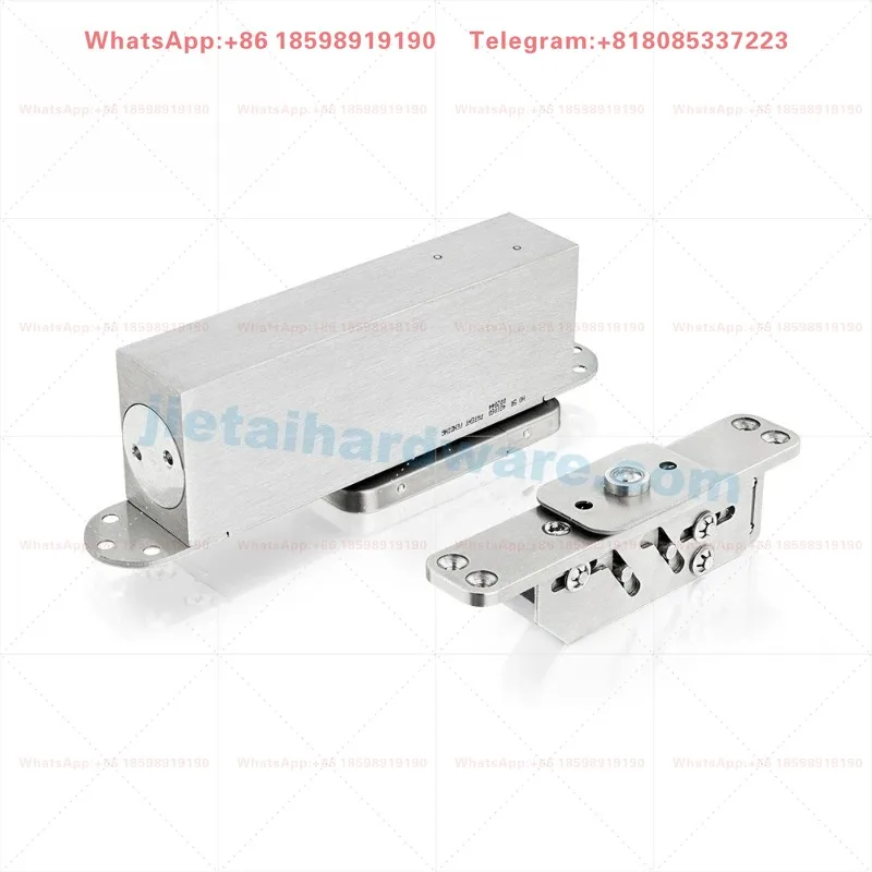 360 Degree Revolving Hydraulic Pivot Hinge Adjustable Self-Closing Heavy Duty Center Bottom Pivot 20-200kg Wood Steel Door