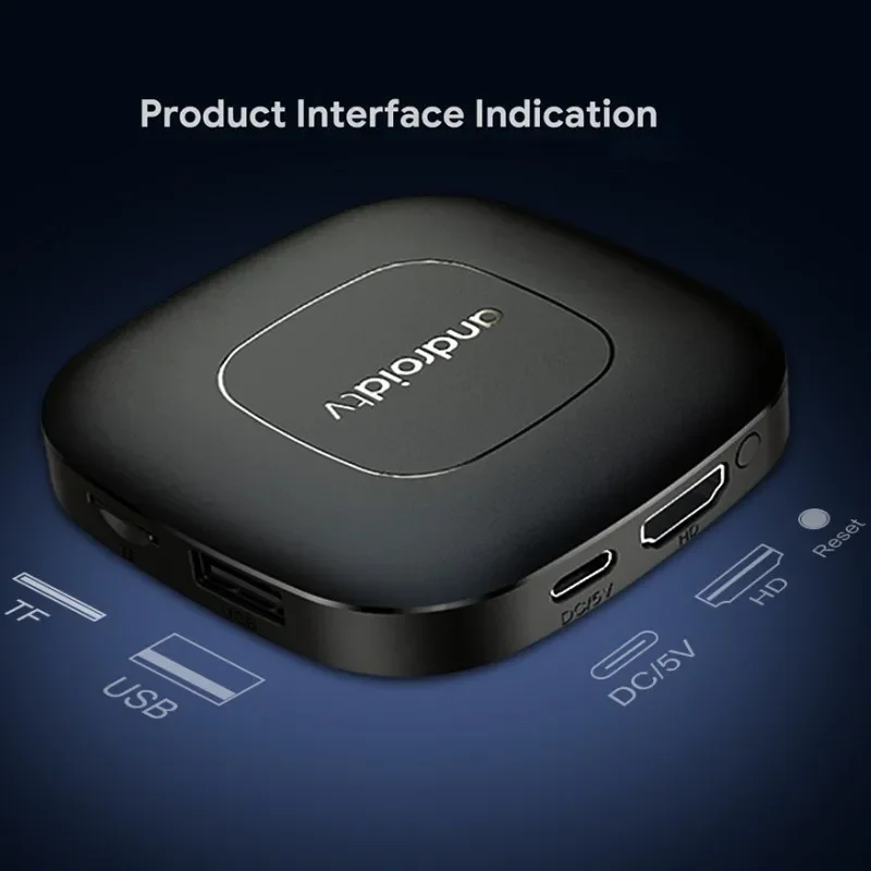 Smart TV Box with Android 13, Allwinner H313, Dual WiFi, BT5.0, Google Assistant, 8K, HDR10 +, Google, YouTube, NETFLIX