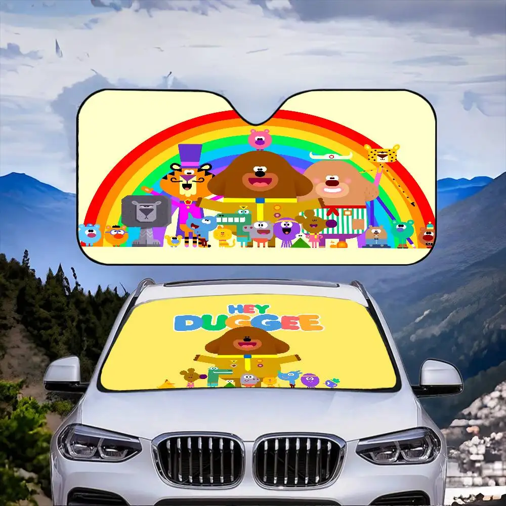 Мультфильм Эй, милый D-Duggees, автомобильный солнцезащитный козырек, лобовое стекло, передний козырек, солнцезащитный козырек, защита от ультрафиолета, защитный чехол Мультфильм Эй, милый D-Duggees, автомобильный солнцезащитный козырек, лобовое стекло, передний козырек, солнцезащитный козырек, защита от ультрафиолета, защитный чехол