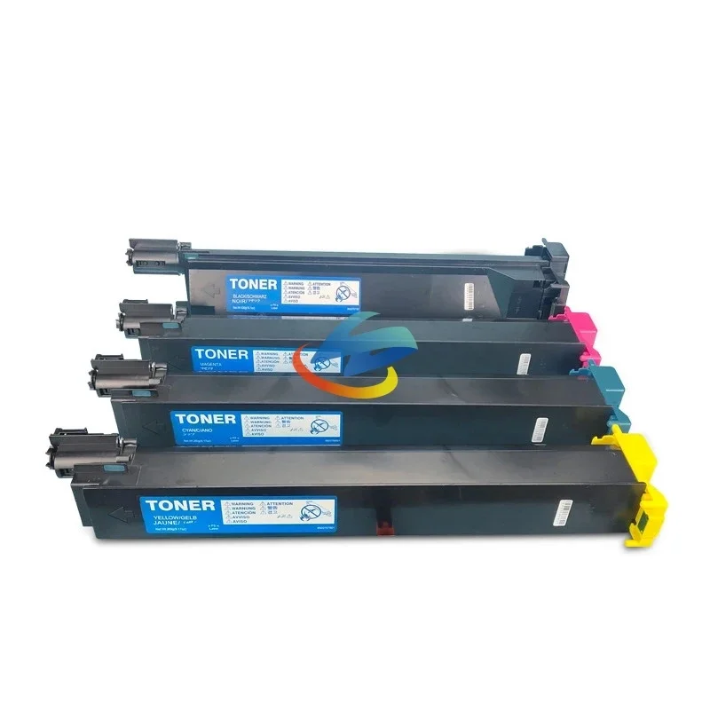 4PCS TN210 Toner Cartridge Compatible for Konica Minolta Bizhub C250 C252 250 252 High Quality Toner Powder BK430g CMY260g