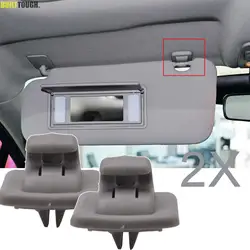 2X Interior Sun Visor Clips Fastener Clip Support Hook Holder Hanger For Peugeot 107 307 307CC 307SW 206 306 Citroën C1 DS3 C5