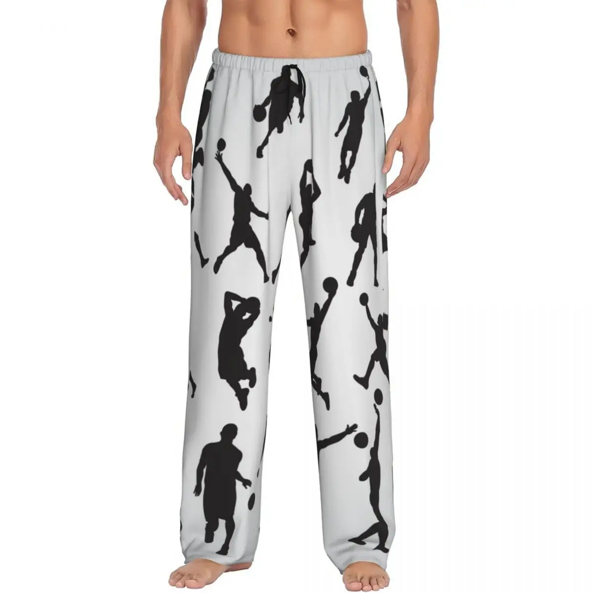 Basketball Players Men Sleep Bottoms Male Lounge Trousers Men's Pajama Pants