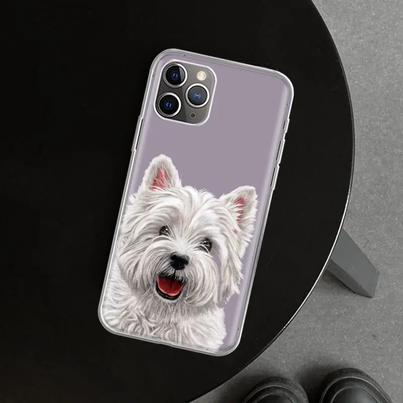 York Shire Terrier Dog Phone Case Cover For iPhone 11 12 13 Mini 14 15 Plus 16 Pro Max 17 Air 7 8 + SE Art Customized Fundas 11