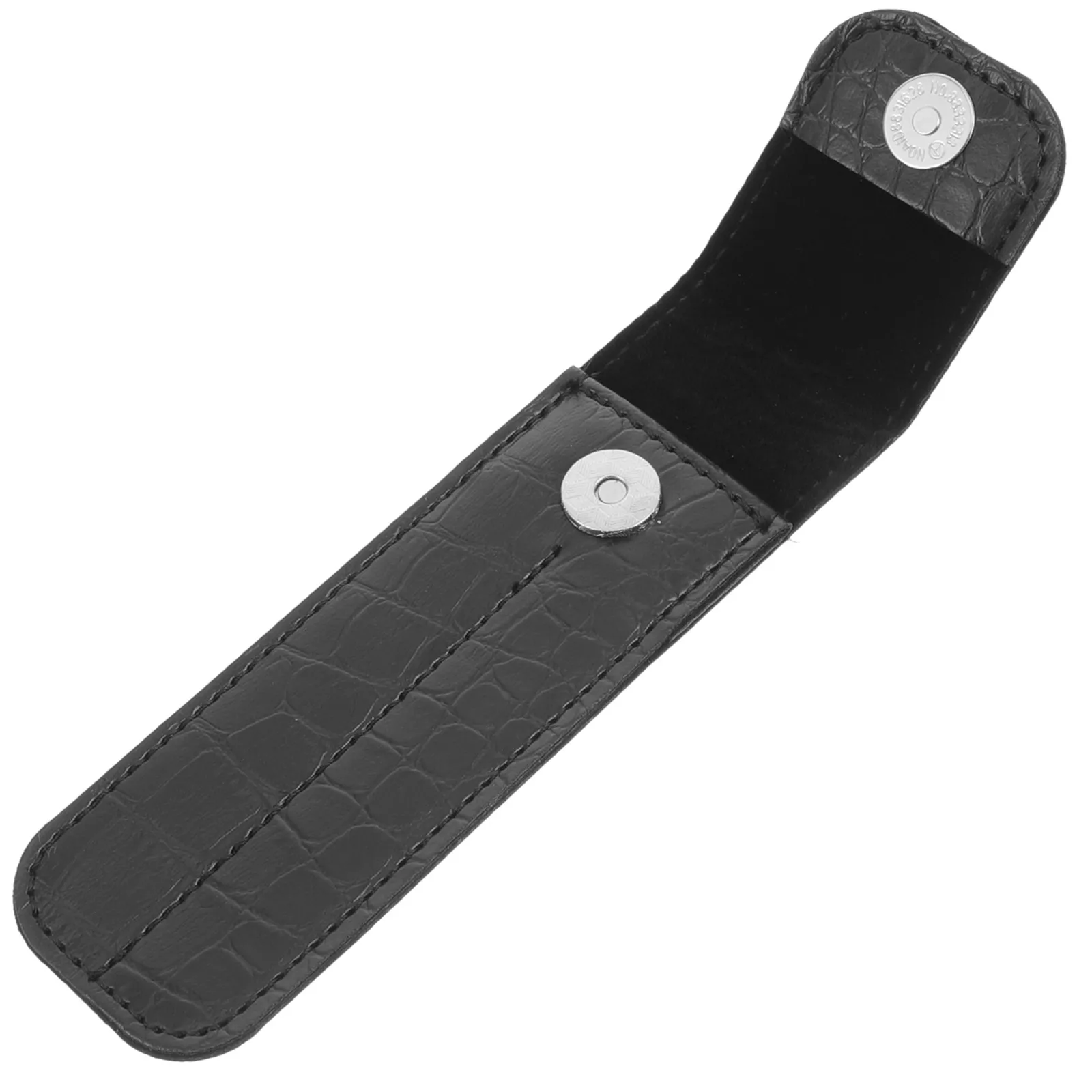 Custodia per pinzette in PU Custodia compatta Custodia magnetica per pinzette per ciglia per innesto di ciglia di bellezza Piccoli strumenti Pinzette Custodia in PU