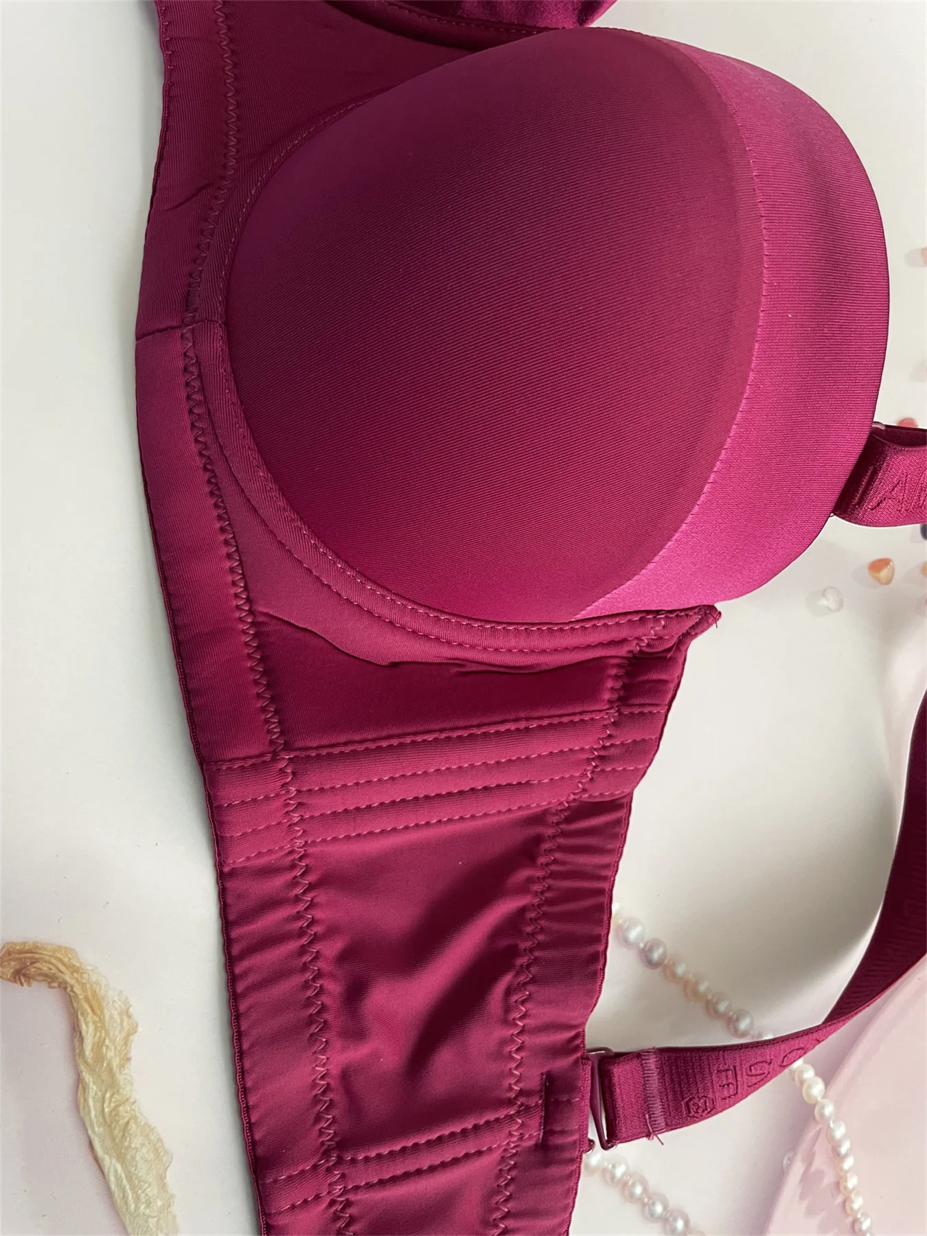 Diana Rose Push Up Bra For Women With steel ring big size D Cup Bra Lady\'s Underwear There is glue Prevent slipping and falling