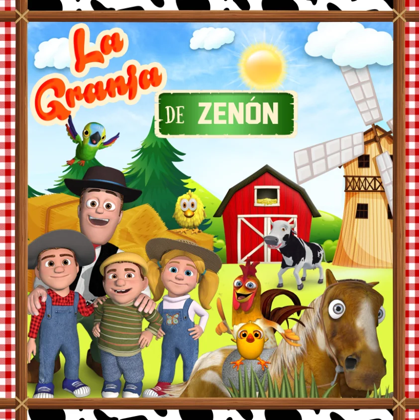 

La Granja De Zenón Photography Backdrops Kids 1st Birthday Farm Photo Background Livestock Vinyl Photo Booth Props