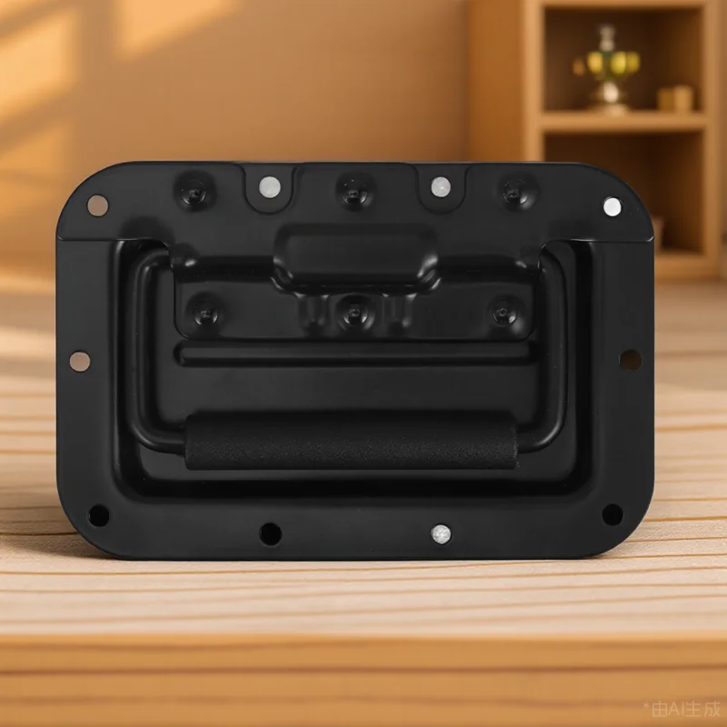 

Spring Loaded Recessed Handle 8Mm Padded Grip Iron Handles For Cabinet Speaker Box Flight Case Heavy Duty Easy Install