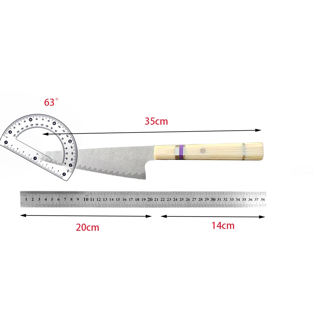 8 Inch Chef Knife 67-Layers Damascus VG10 Steel Blade Sharp Cleaver Meat Slicing Vegetables Japanese Kitchen Knives Resin Wood