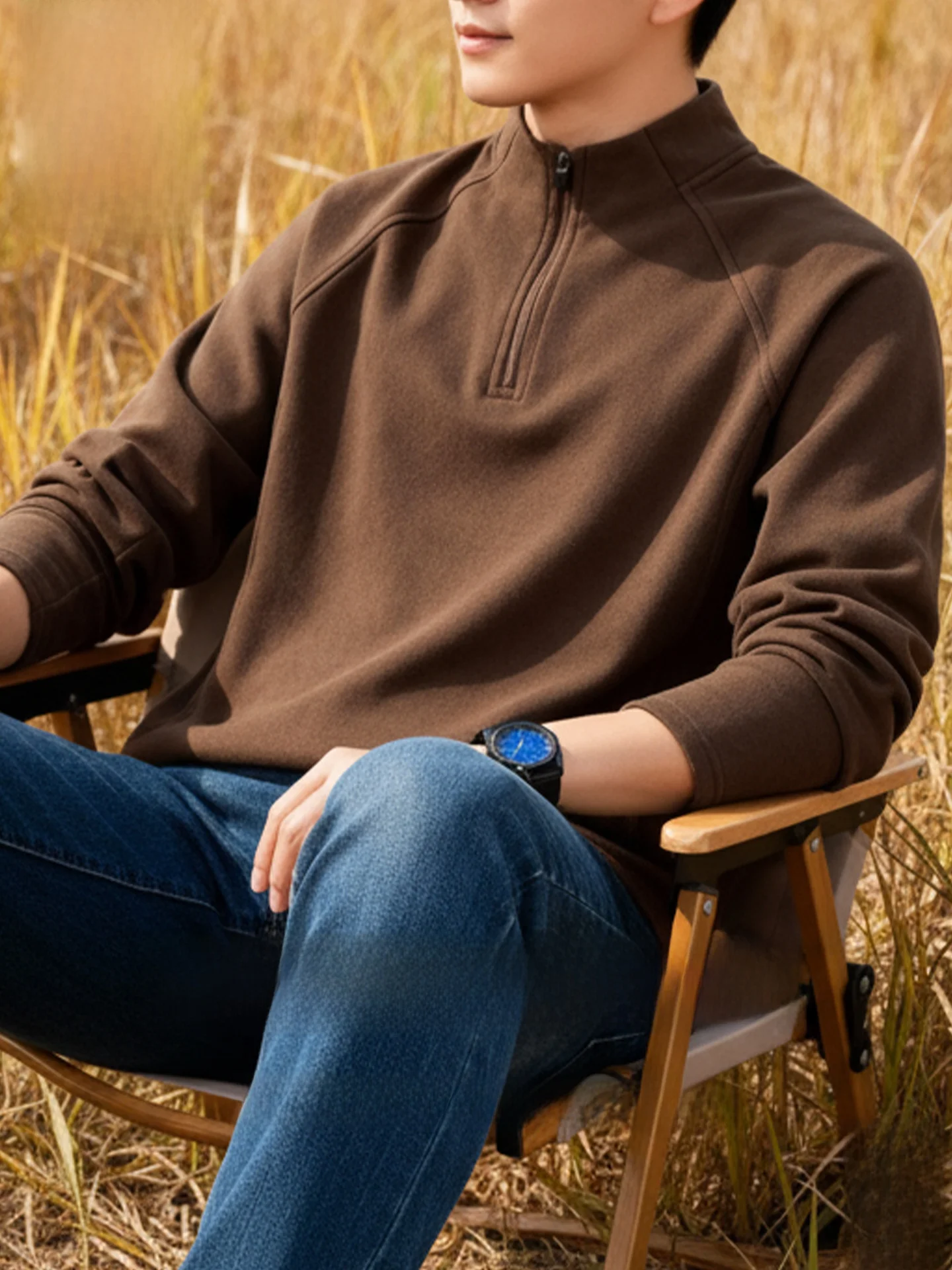 

Мужская утепленная футболка с длинным рукавом на молнии, базовый слой, теплая внутренняя одежда, осень-зима, утолщенная, из полиэстера и спандекса