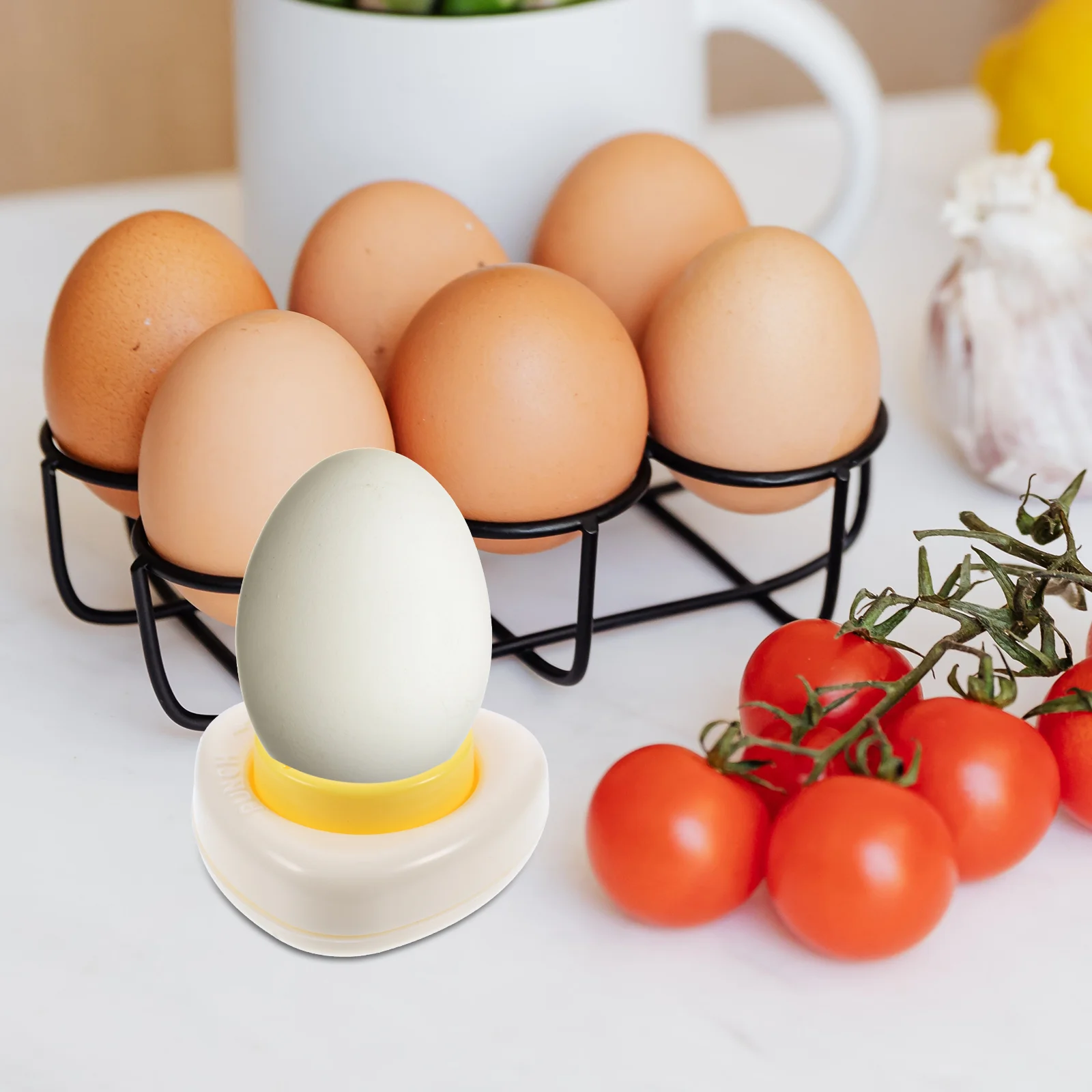 الفولاذ المقاوم للصدأ ثقب البيض الناخس البيض المسلوق ثقب المطبخ أداة معدنية البيض Pricker مخبز البيض أداة ملاكمة البيض