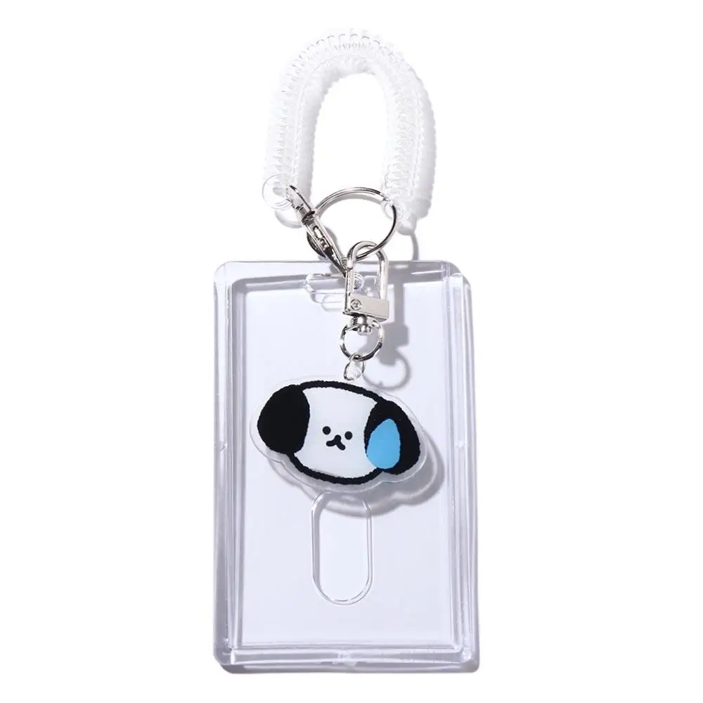 Photo Holder With Keychains 3 Inch Stationery Student Card Sleeves Kpop Photocard Holder Bus Card Holder Photocards Storage